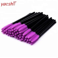 Yaeshii 2020 wholesale 50pcs Disposable Eyelash Extension Mascara Wand Plastic Tube Brush